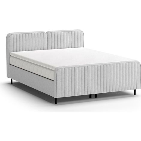 Cama continental Margate 127, Casa 22, Doble, 140x200, Tapiz, Somieres, 148x223x104cm (1/5)