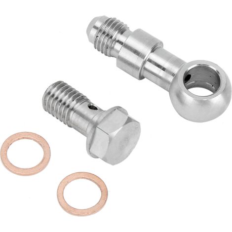Kit de boulons d'injection de carburant pour turbocompresseur M10X1,5mm/4AN + papillon de 1,8mm TD04/05 (1/5)
