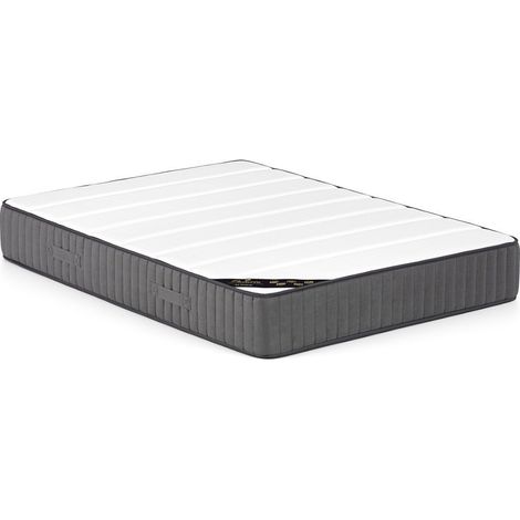 Matelas 120 x 190 cm hybride ressorts ensachés 7 zones et mousse haute résilience ép.26cm - AUDACE de PALACIO