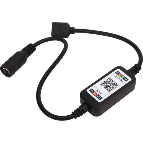 Set mit 2 Mini-Bluetooth-RGB-LED-Controllern, USB 5V DC 5-24V Musikcontroller, 4-polig, für 5050-LED-Streifen (1/5)