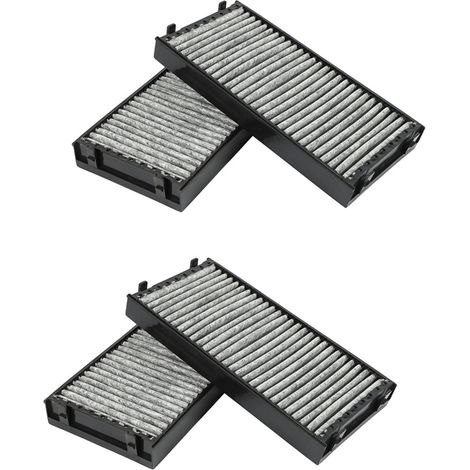 4-teiliges Innenraumfilter-Set für BMW X5 E70 (Modelljahre 2007-2015) und BMW X6 E71 E72 (Modelljahre 2008-2010). (1/3)