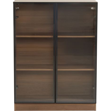 Vetrina in vetro con illuminazione LED Naturale 80 x 32 x 106 cm (1/5)