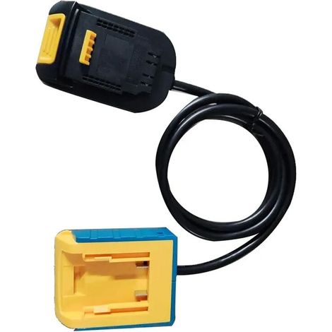 Cordon d'extension de la batterie Câble d'extension de l'interface de l'outil Convient aux batteries et outils DEWALT à interface au lithium (1/5)