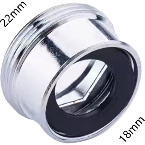 Adaptateur robinet femelle M18 mâle M22 aérateur connecter pour plomberie cuisine (1/3)