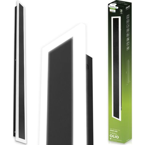 Lámpara de jardín LED de superficie OLIO, aplique de pared, 30 W, 4000 K, 100 cm, IP65, LUMILED (1/5)