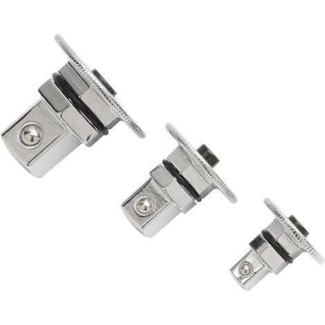 Jeu de 3 adaptateurs pour clés mixtes à cliquet SAM OUTILLAGE RJS 231