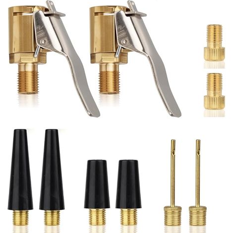 Adapter Kit - Presta, Schrader, Dunlop - Adaptor - Replacement Parts for Car, Bike and Ball Tyre