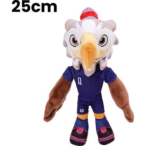 Le jouet pour chien à l'effigie de la mascotte de la Coupe du Monde USA-Mexique émet un couinement. Résistant, doux et interactif, il convient aux chiens de petite et moyenne taille - Aigle (1/5)