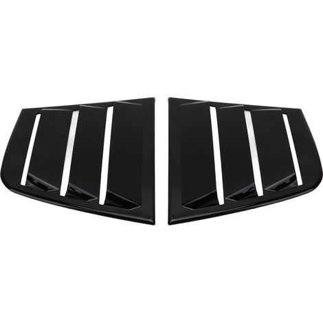 Lot de 2 caches de vitres latérales en ABS noir brillant pour Dodge Charger 2011-2021 (1/5)
