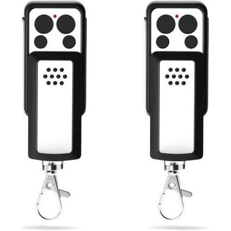 Telecommande Universelle PortailLot de 2 Télécommandes de Portail 433,92 MHz – Compatible avec 114253, OLD 104250, RED 104257, 104251, 104350 – 4 Canaux, Code Tournant, Design à Glissière – Piles Incl (1/4)