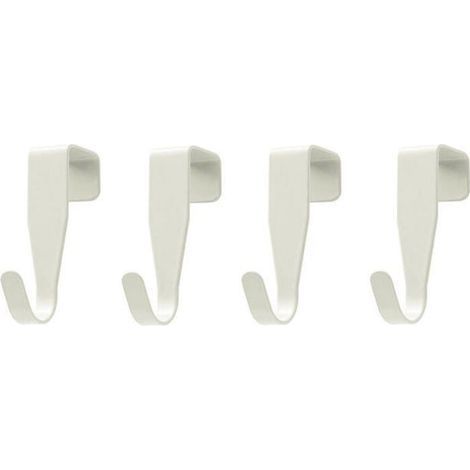 8 S-Shaped Stainless Steel Hooks for Bathroom, Kitchen, Drawers, and Cabinets (1/4)