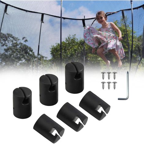 Poteau de Support en Plastique pour Trampoline à Anneau Plat Acier (1/2)
