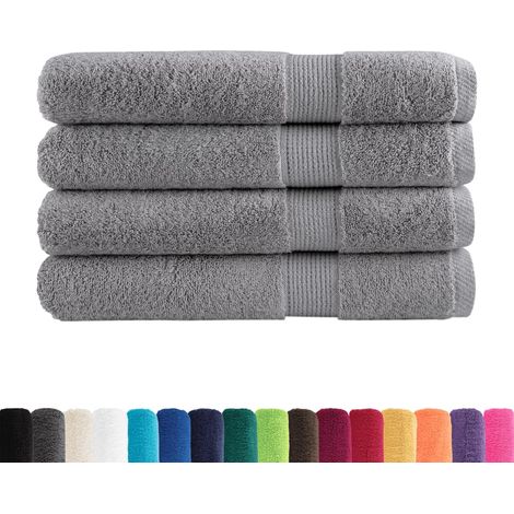 Serviettes de qualité supérieure SOLUND 4 pcs gris 600 g/m² CFW583000 (1/5)