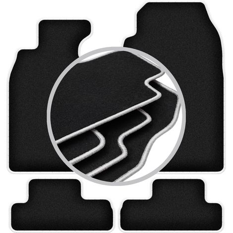 Tapis de voiture CARLUX-SILVER pour : Mini Cooper R52 Cabrio (2004-2008)