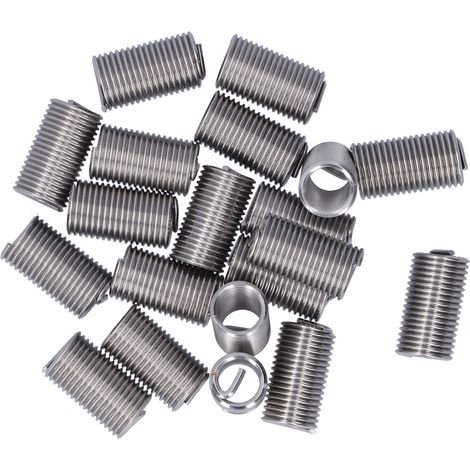 20 pièces de réparation de filetage M12 x 1,75, insert fileté, écrou, rallonge de fil enroulé, consommables 3D