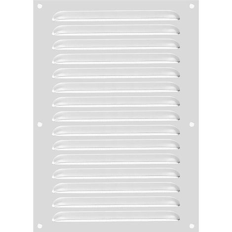 Grille De Ventilation En Aluminium 14x10 Pouces Argent (1/5)
