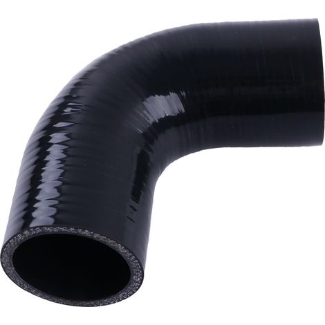 Coude 90 degrés 2" ID (51mm) Coupleur silicone Tuyau, Prise d'air d'intercooler turbo renforcée 4 plis Tuyauterie industrielle Tuyaux hydrauliques (1/5)