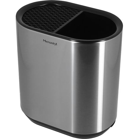 Porte ustensile en acier inoxydable (1/5)
