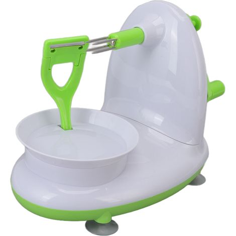 Éplucheur à pommes facile à utiliser, multifonction, épluchage rapide, durable, en ABS, pour la cuisine et les fruits (modèle ordinaire). (1/5)