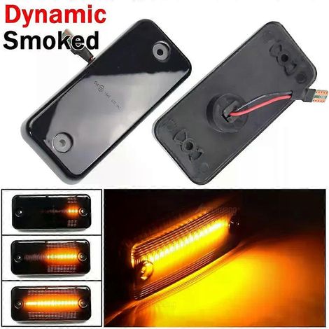 Feu de position latéral dynamique à LED clignotant pour Iveco Daily, Fiat Ducato, Citroën Relay, Peugeot Boxer, Renault, Volvo, MAN, DAF, Jeep (2 pièces) (1/5)