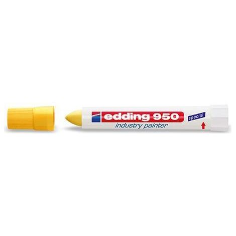 Edding 950 Marcador industrial amarillo trazo 10 mm