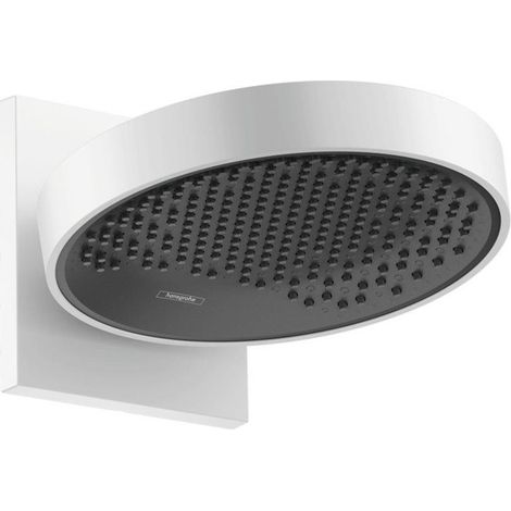 tête de douche 250 jetavec bras de douche EcoSmart blanc mat