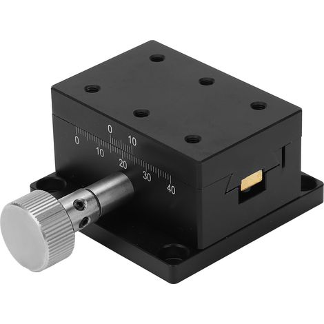 Table de déplacement linéaire manuelle XAxes, plateforme de précision à vis fine, glissière en aluminium SPX4060 pour réglage fin (1/5)