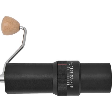 Moulin à café manuel 30g, broyeur à meules portable pour camping voyage, noir (1/5)