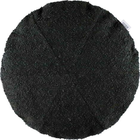 SCHÖNER WOHNEN Kissen inkl. Vliesfüllung BAY - 1 Stück 45x45 cm, Schwarz