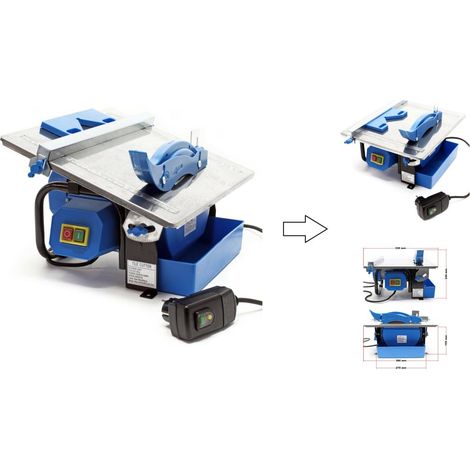 Coupe carreaux électrique 600W / max 34mm épaisseur - coupe humide