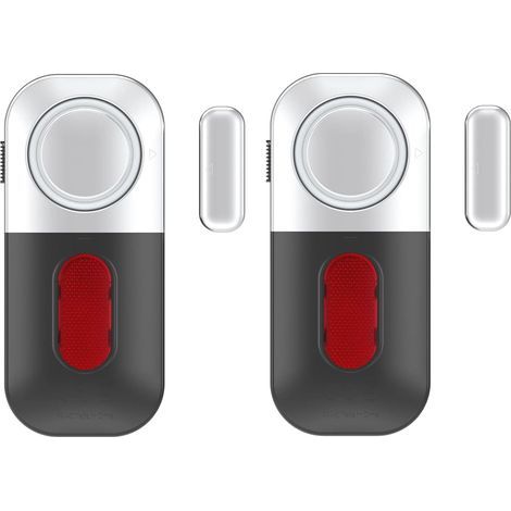 Set of 2 door and window alarms with 120 dB sensor (1/5)