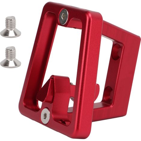 Support avant pliable pour vélo, support de sac en alliage d'aluminium pour Brompton, rouge (1/5)