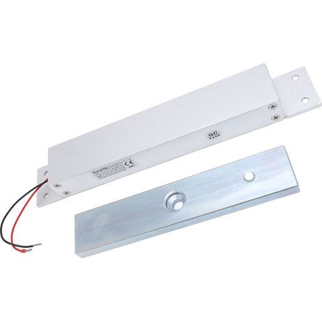 Elektromagnetisches Türschloss aus Aluminiumlegierung, 280 kg, NC-12-V-Betrieb, elektromagnetisch für Türzugangskontrollsysteme (1/5)