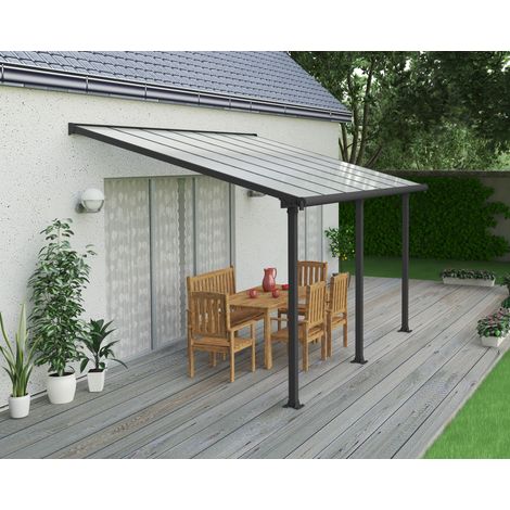 Palram - Canopia | Pergola Olympia Marquesina De Aluminio 425X294 Gris (1/5)
