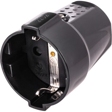 BeMatik - Base mobile Schuko 220VAC 16A avec connexion à la terre (1/5)