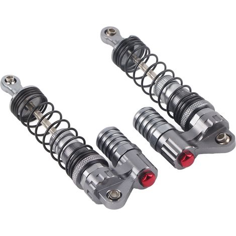 Amortisseur en alliage d'aluminium 90mm pour véhicules radiocommandés Axial SCX10, TRX-4 et modèles D90, échelles 1/10 et 1/8. (1/5)