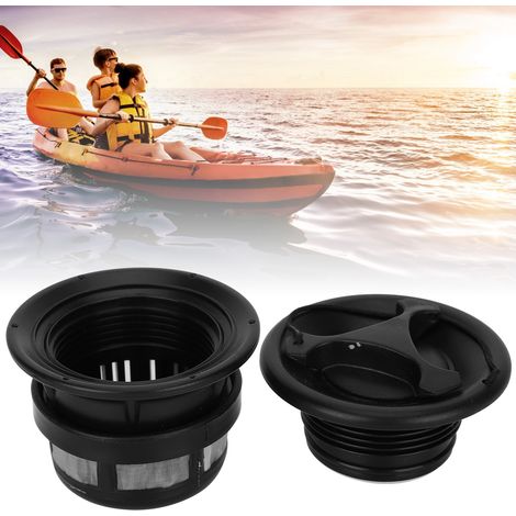 Valve de Sécurité avec Filtre pour Tente, Bateau, Piscine, Matelas, Noir (1/5)