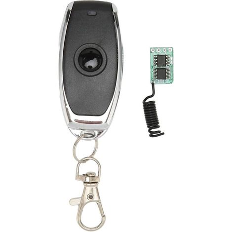 Télécommande sans Fil DC3.6V‑12V, Télécommande sans Fil Intelligente 433Mhz, Le Commutateur de Télécommande RF Est Librement Réglable pour Le Contrôle Industriel de L'alarme Antivol