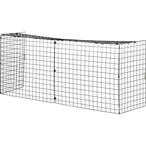 HOMCOM Fireguard Fire Safe Guard Extending Fireplace Wire Mesh Screen Cover (1/5)