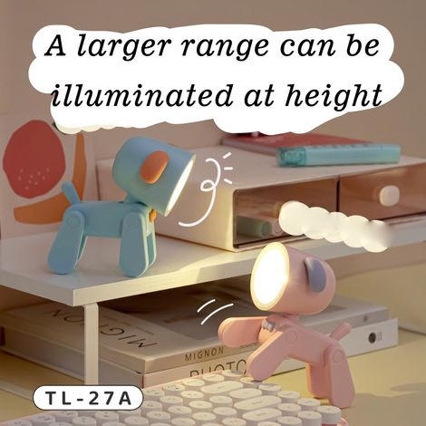 Veilleuse LED USB pour animaux de compagnie, mini support mignon pour téléphone portable (1/5)