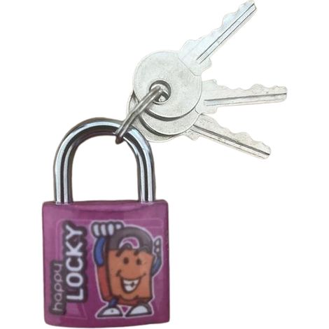 Cadenas BASIC à clé, base 30 mm, anse acier, 2 clés - SERRUPRIX