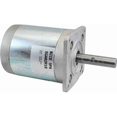 SGA02R10 Motor eléctrico DC 24 V 900 G/Min para reemplazo de barrera SIGNO 6 NICE SGA02R10