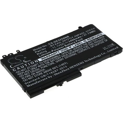 Batteria per Dell Latitude 12 5000 mfl