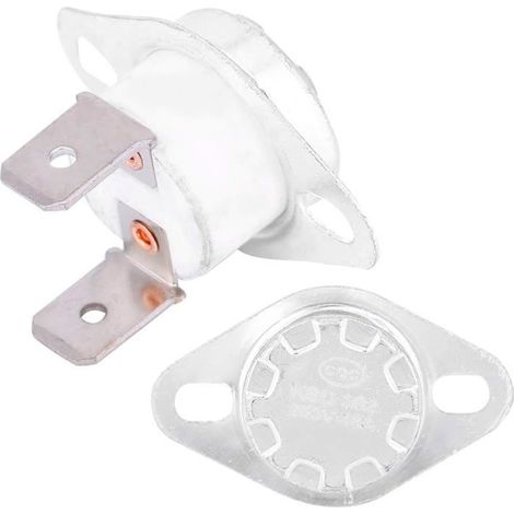 Interrupteur thermique 1 pièce Métal 175 °C normalement fermé Chauffage électrique 16 A 250 V (1/4)