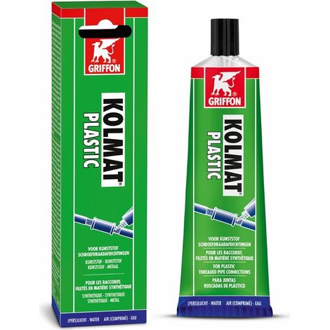 Griffon – Pâte à joint Kolmat plastique pour bois dur – Résistance à l'eau – Application facile – 300ml