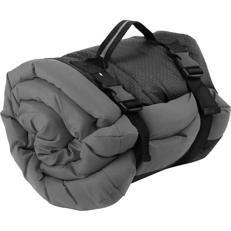 Cuccia/tappetino rettangolare portatile, impermeabile e pieghevole per animali domestici, ideale per casa e campeggio, 9060 cm (grigio) (1/5)