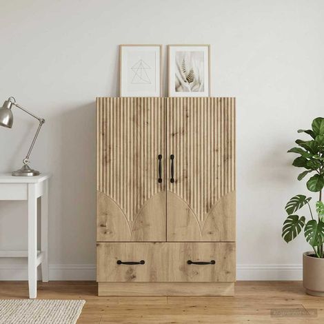 Aparador Roble artisan 66 x 34,5 x 92 cm Madera de Ingeniería (1/4)