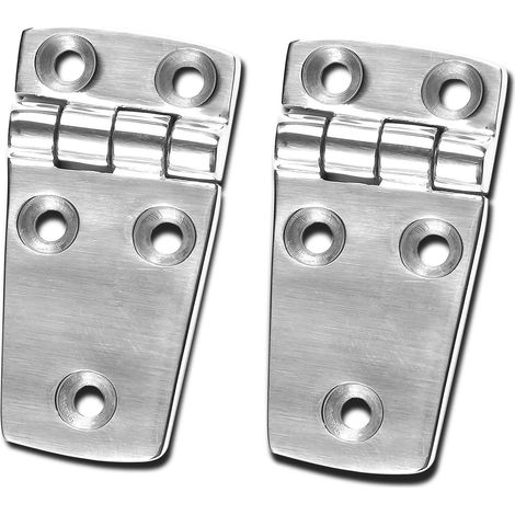 charnières universelles renforcées pour portes et fenêtres en acier inoxydable (2 pièces) (1/3)