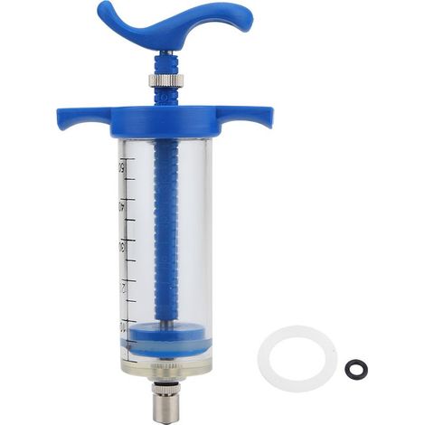 Seringue vétérinaire 50ml en plastique et acier pour animaux de ferme et volaille - Matériel médical agricole (1/5)