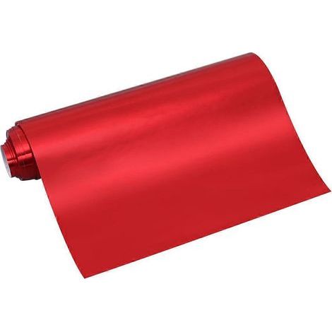 Reflektierende, seidenmatte Vinyl-Klebefolie für Autos, 6 x 60 Zoll, mit Luftkanalsystem (rot) – 152,00 x 15,00 x 0,10 cm (1/3)